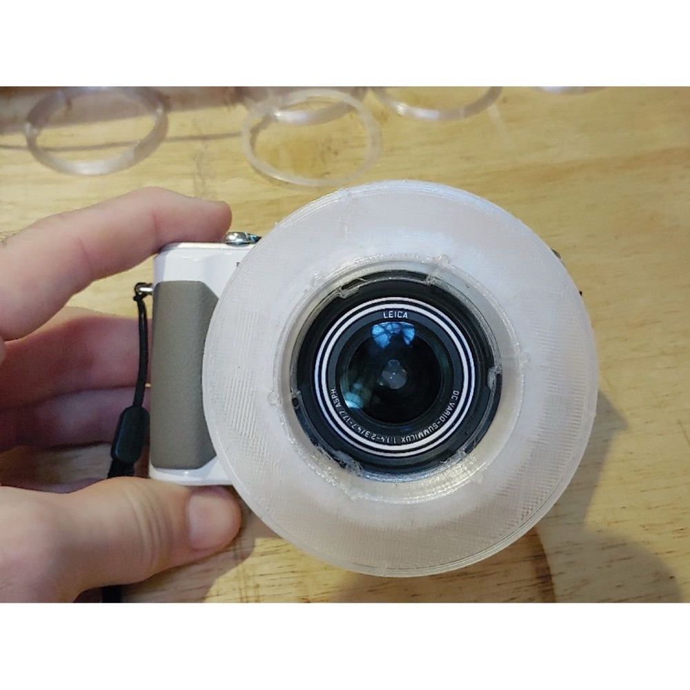 Panasonic Lumix LX7 için Neewer Makro Halka Işık Adaptörü görsel 4