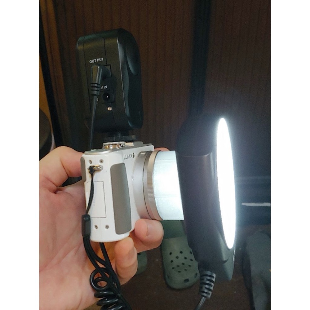 Panasonic Lumix LX7 için Neewer Makro Halka Işık Adaptörü görsel 5