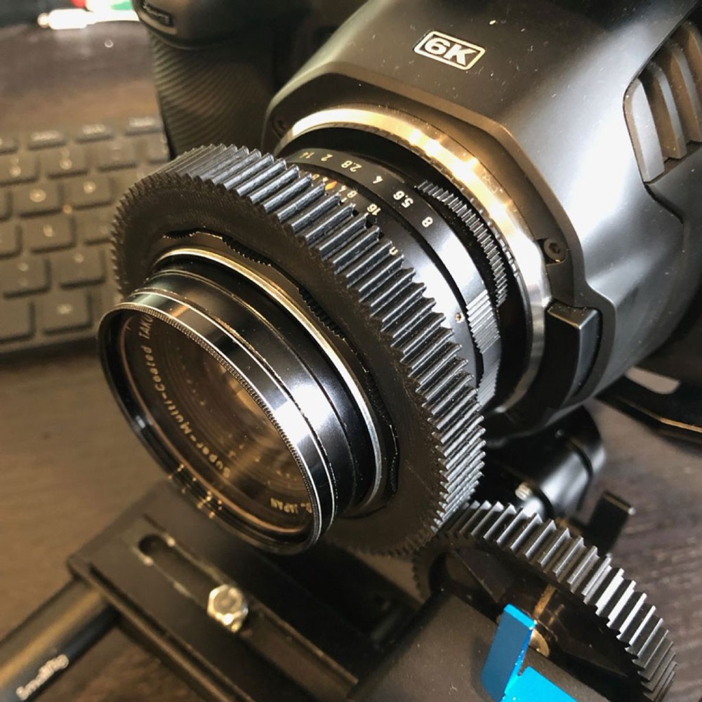 Takumar SMC 50mm f/1.4 Objektif için Follow Focus Dişli Halkası