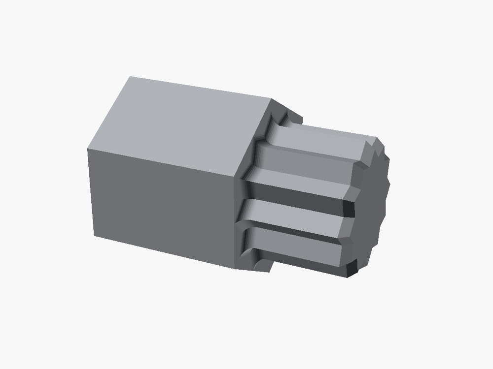 M14 Üçlü Kare/ Torx/Kalın Soket Adaptör görsel 3