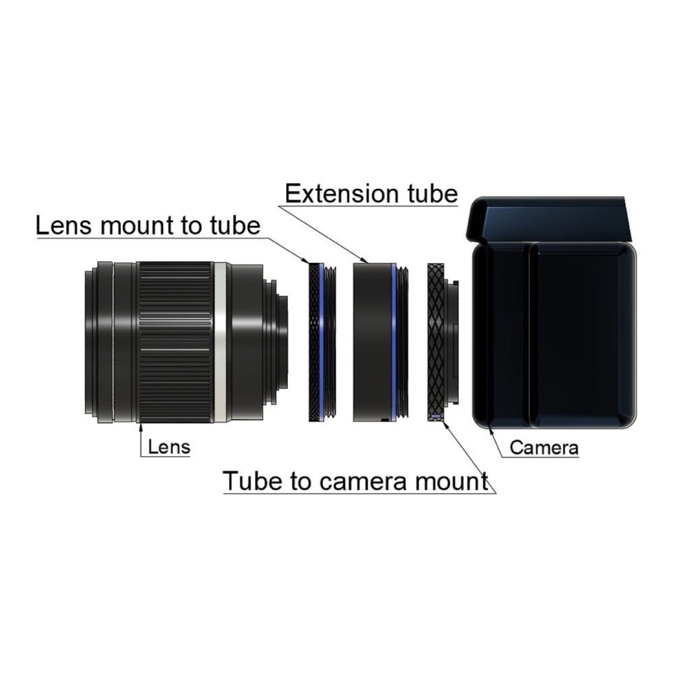 Canon EF/EF-S için Makro Uzatma Tüpü ve Ters Objektif Adaptörü Seti görsel 4
