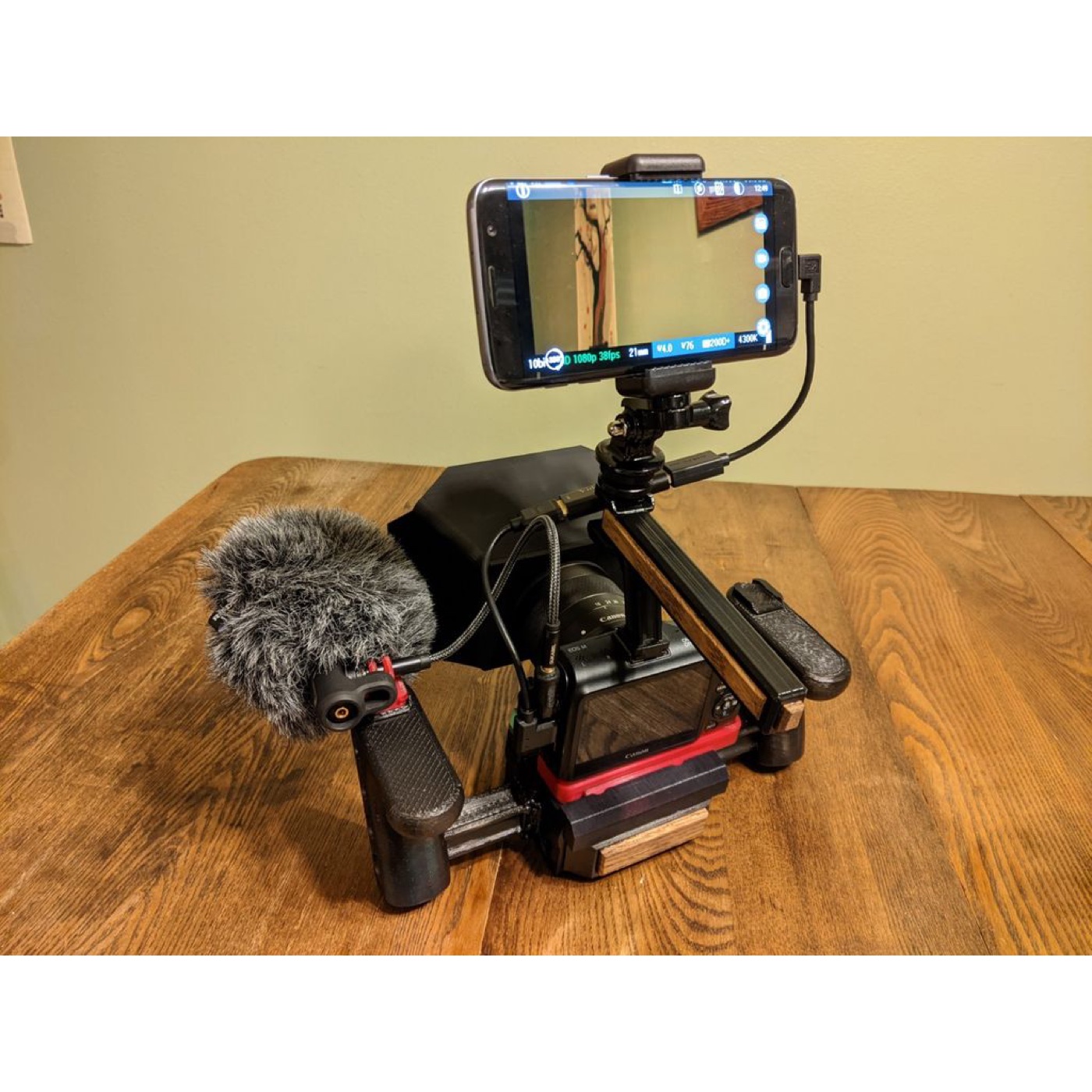 Canon EOS-M için Çok Parçalı Video Rig Aksesuar Seti görsel 3