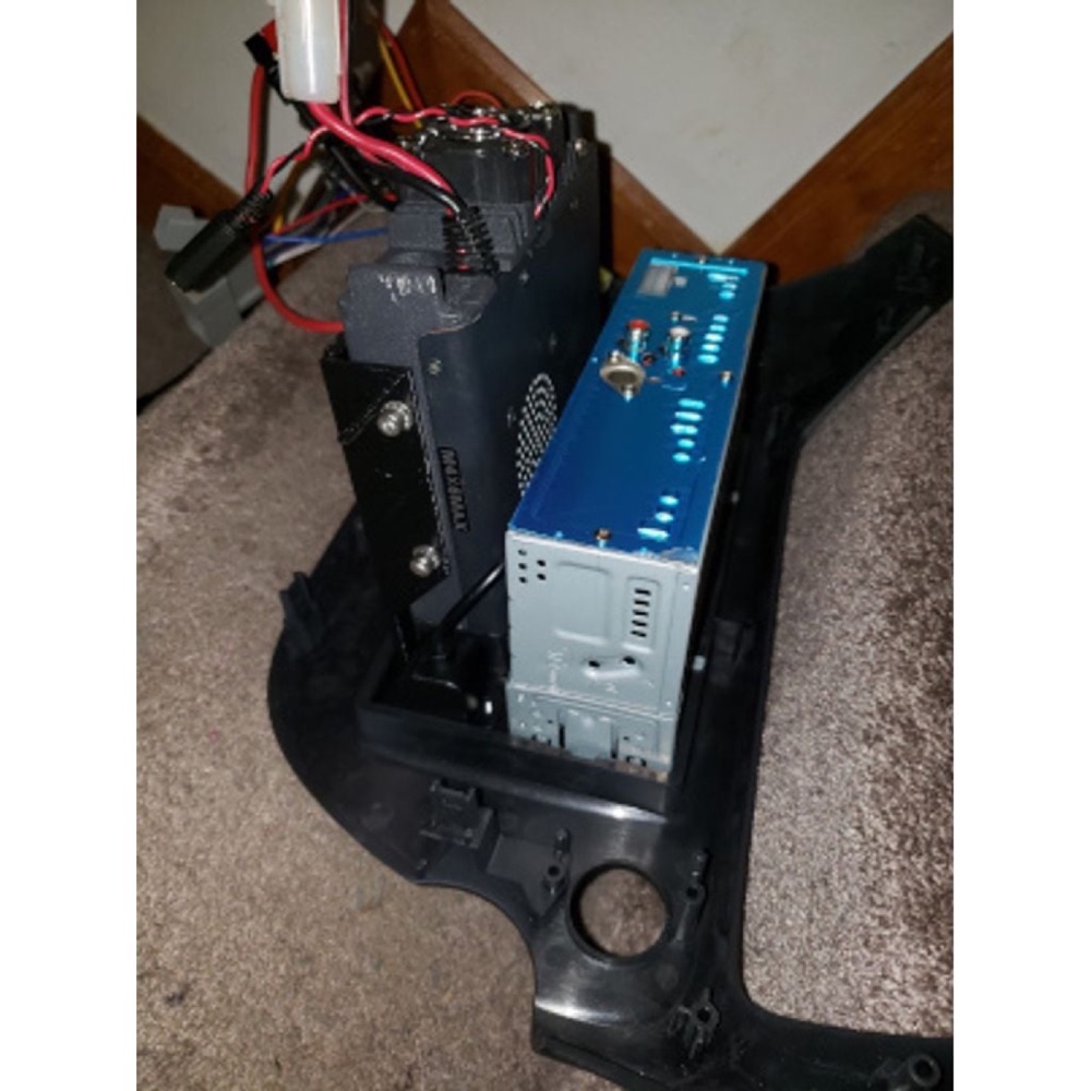 Honda Fit 2009-2013 telsiz/stereo montaj plakası görsel 3