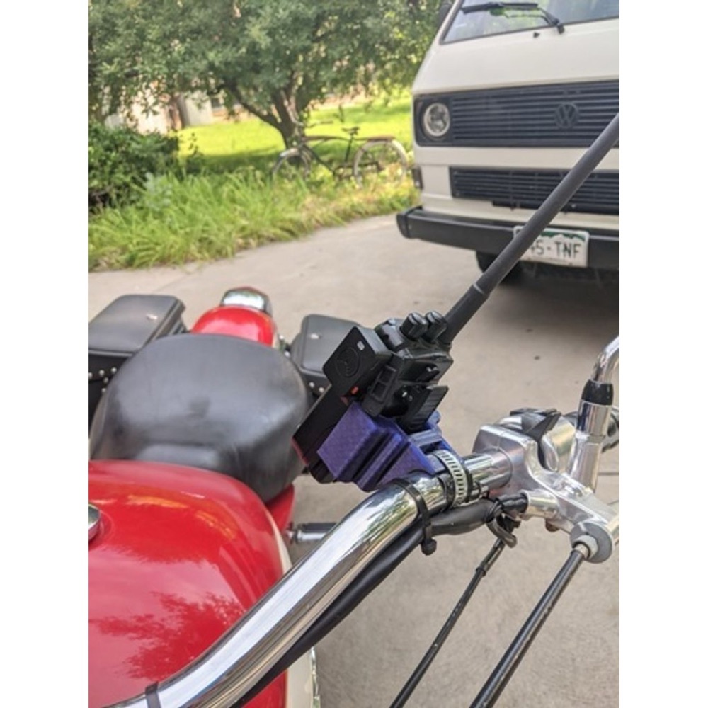 Anytone 868/878 motorcycle holder görsel 3