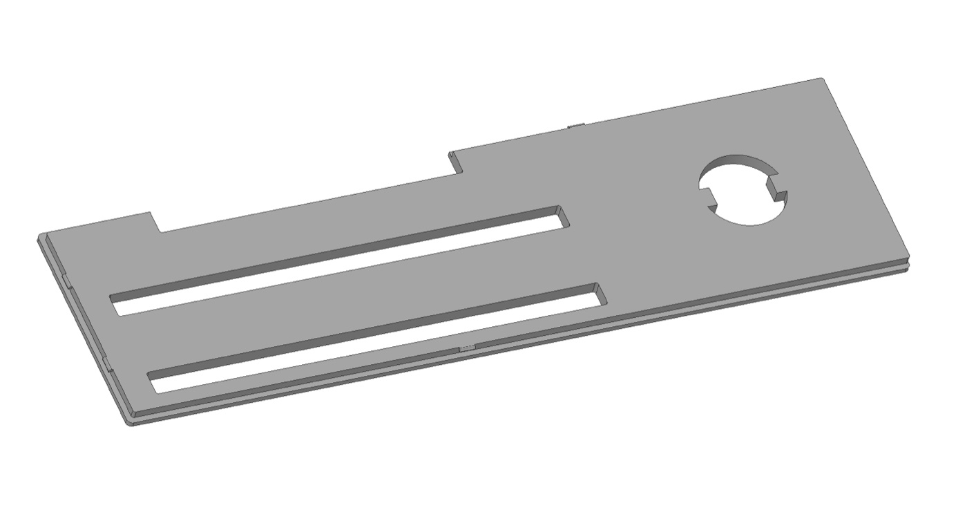 Kalorifer Slider Yüz Plakası (Toyota Hilux 1987) görsel 2
