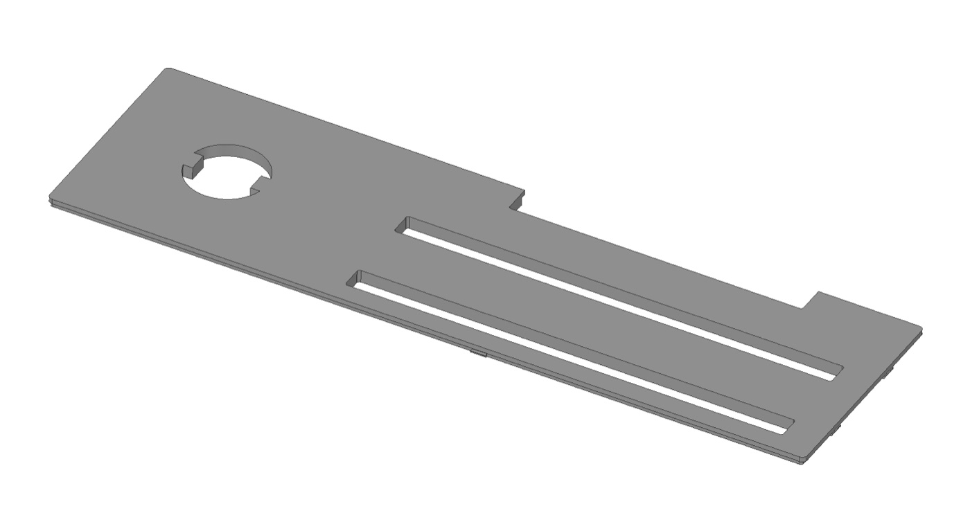 Kalorifer Slider Yüz Plakası (Toyota Hilux 1987) görsel 3
