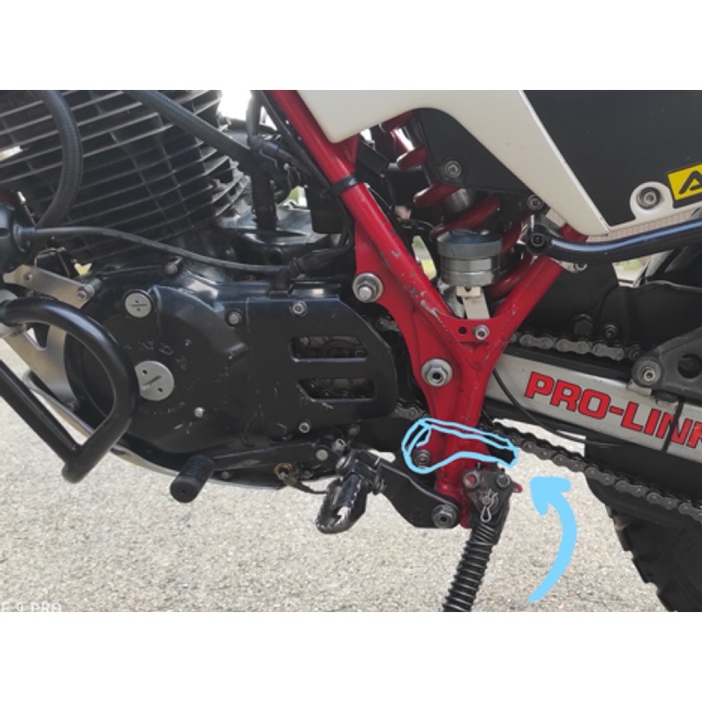 Honda XL500R Zincir Kızağı