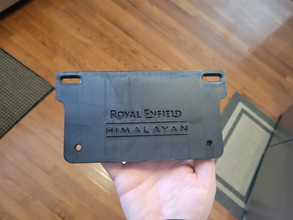 Royal Enfield Himalayan Plaka Adaptörü