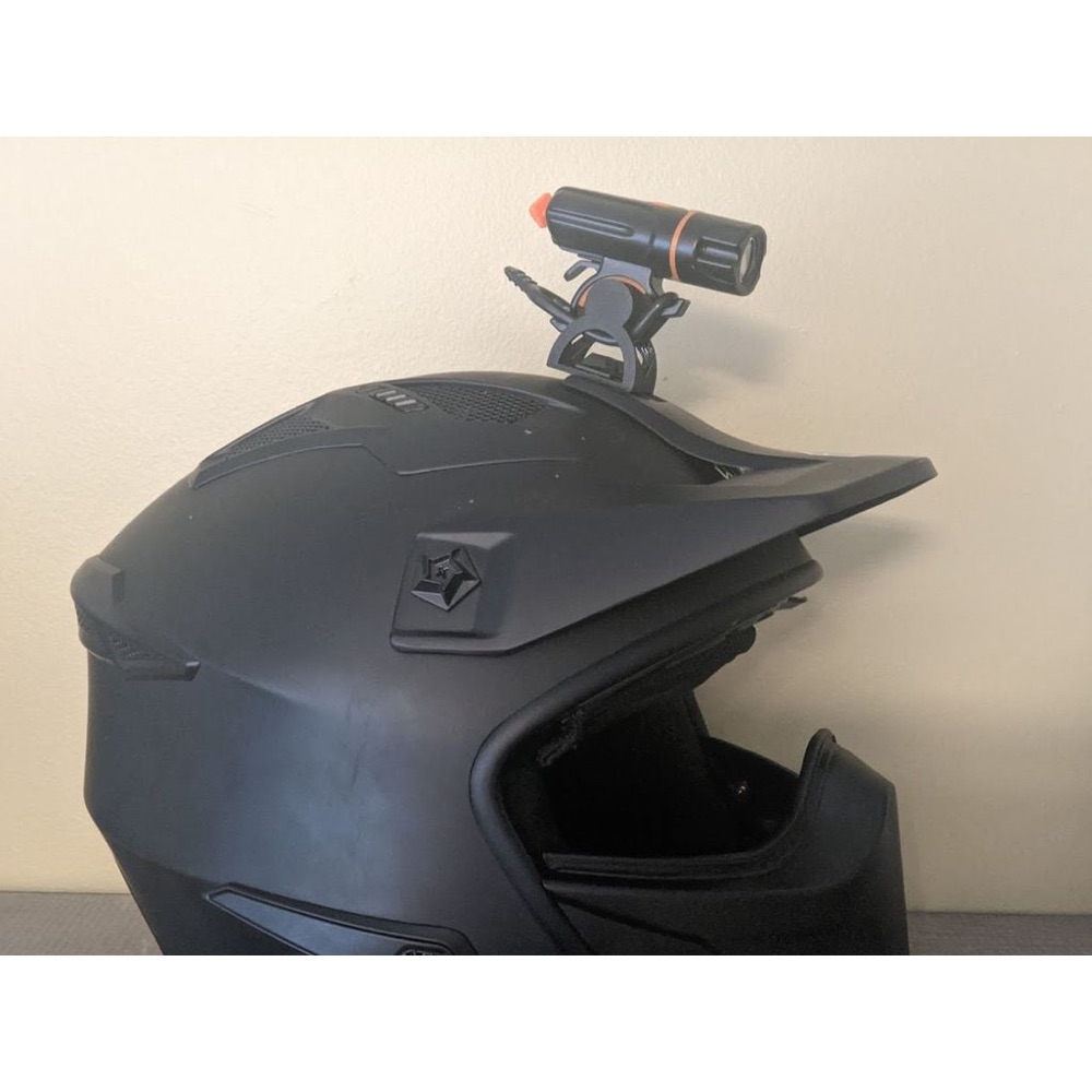 Bisiklet Kask Far Montajı görsel 2