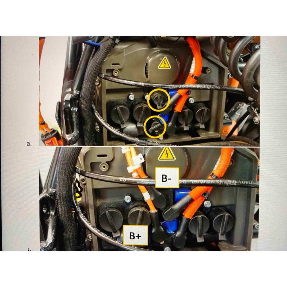 Zero SR/F SR/S Batarya Konnektör Kapağı görsel 2