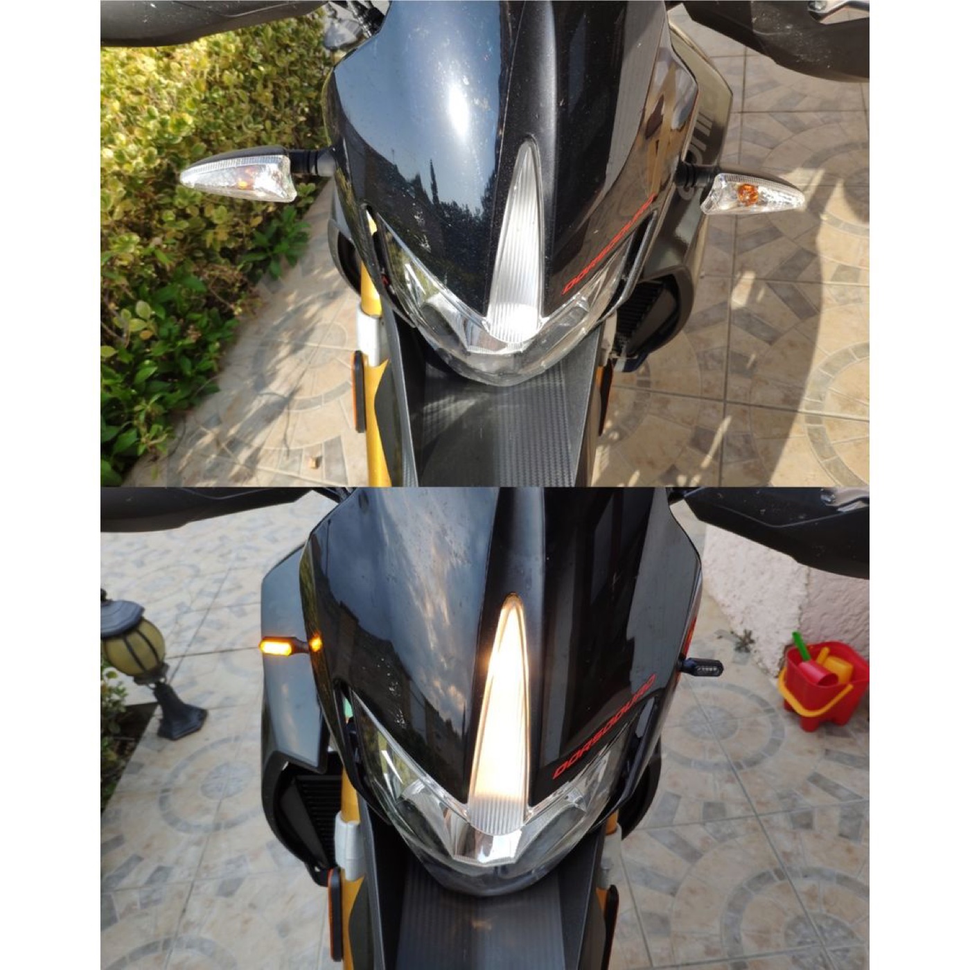 Aprilia Dorsoduro Sinyal Deliği Küçültücü görsel 2