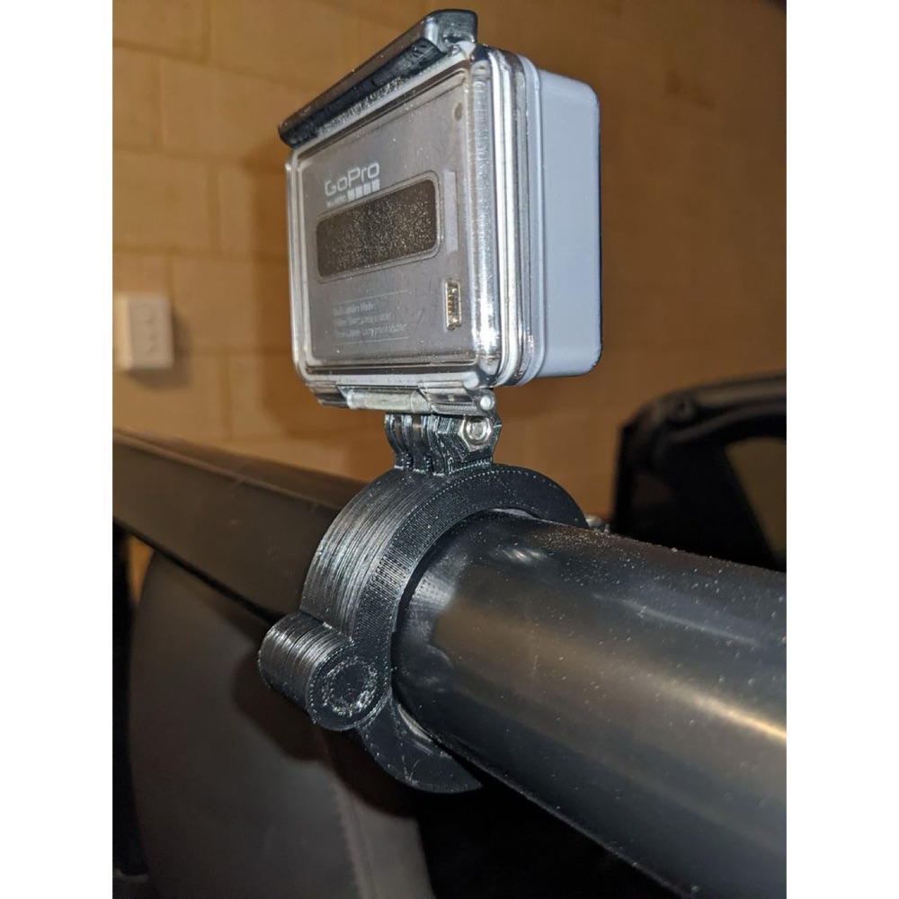Mazda MX-5 Rollbar GoPro Kamera Tutucusu (45mm) görsel 3