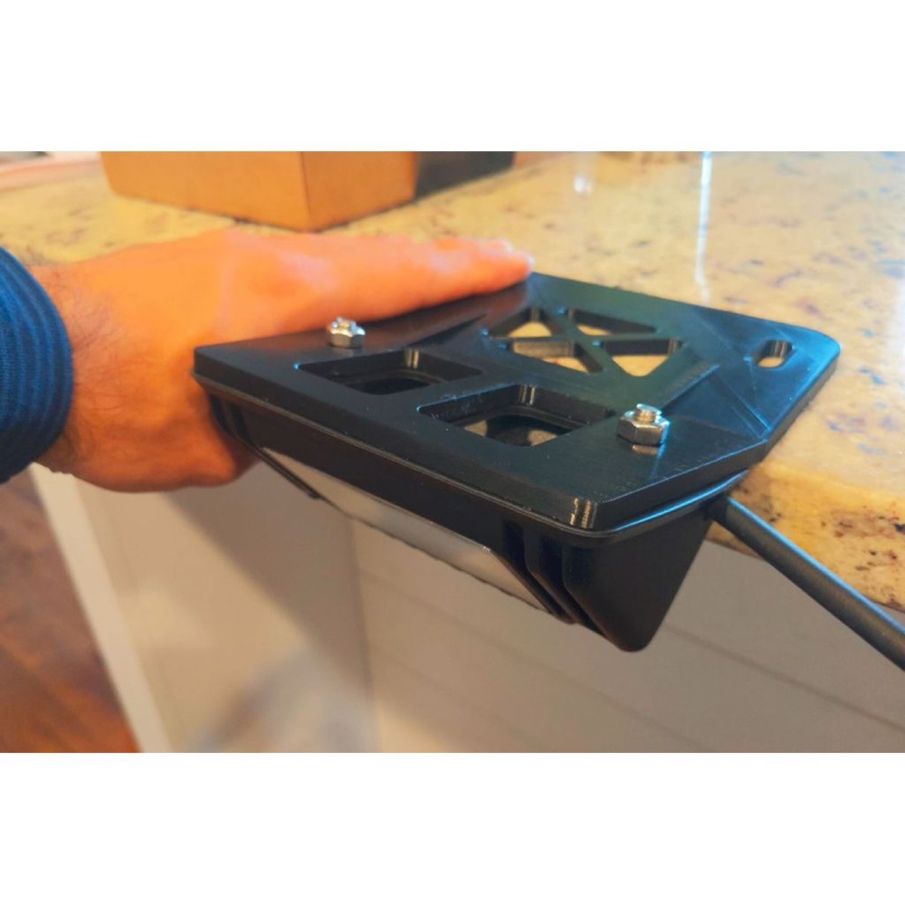 Açılı LED Işık Braketi (Tavan Rafı) görsel 3