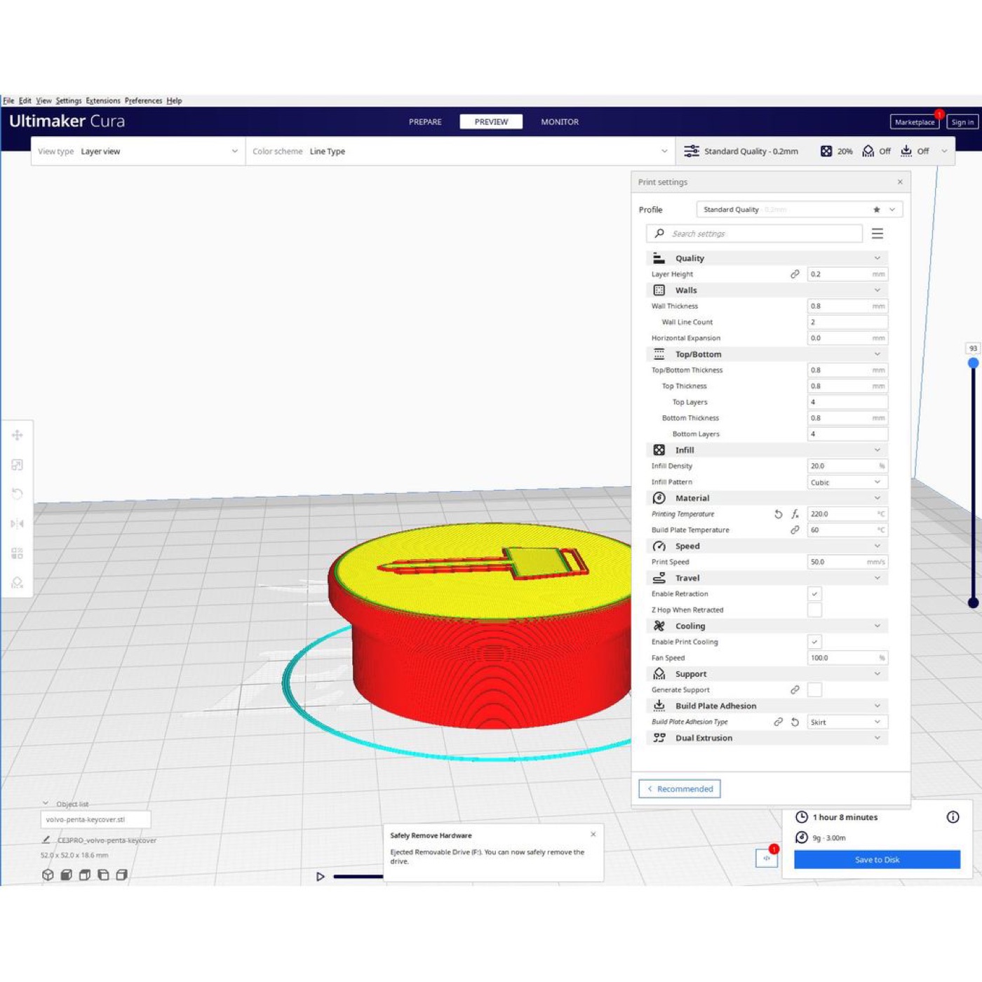 Volvo Penta Kontak Anahtarı Koruma Kapağı görsel 3
