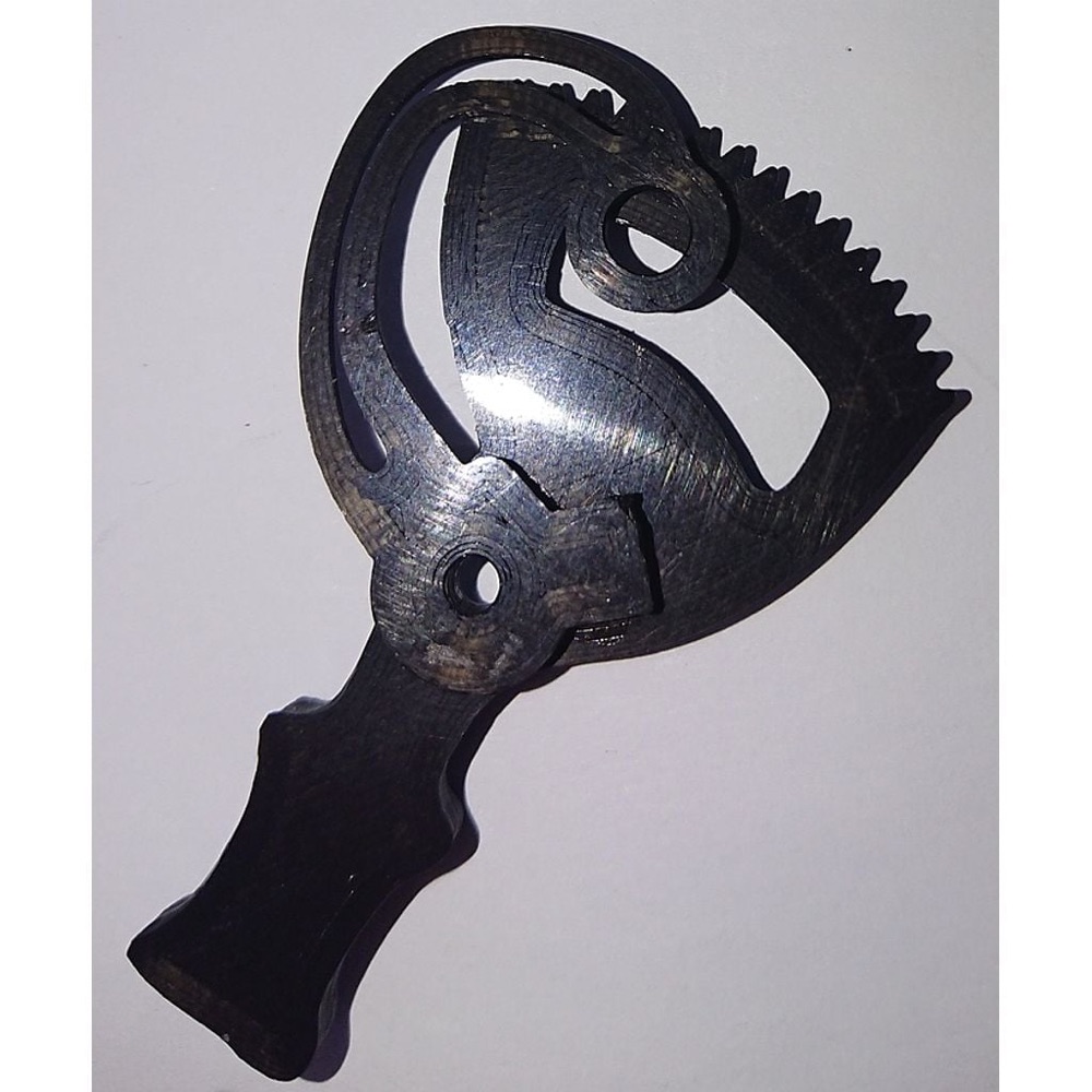 Bisiklet Zili Kolu (Yaylı, İki Parçalı Kolay Üretilebilir Versiyon) görsel 2