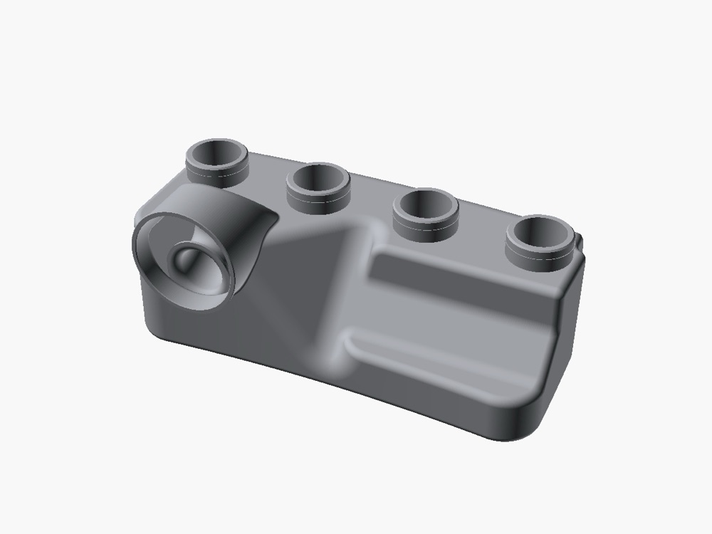Plenum Hazne Adaptörü - K1200 Motor Uyarlaması (BMW K100 Uyumlu) görsel 2