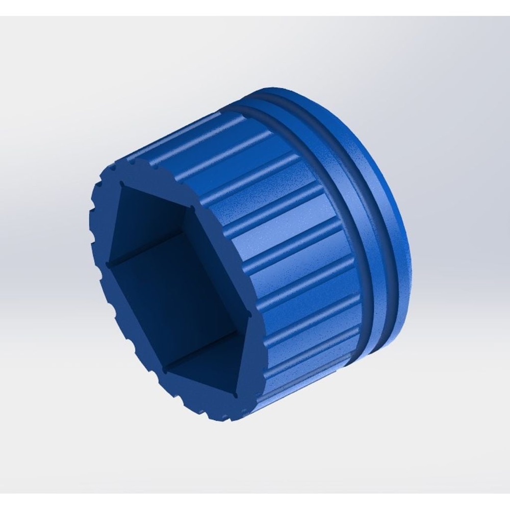 Bisiklet Amortisör Üst Kapak Sökme Lokması (26 mm Düz Yüzey, 3/8 Drive) görsel 2