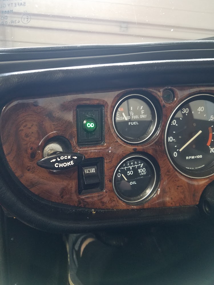 MG MGB Overdrive Anahtar Kapağı (LED) görsel 3