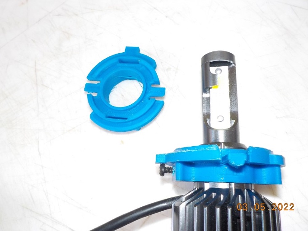 Piaggio Fly LED Far Montaj Parçası görsel 2