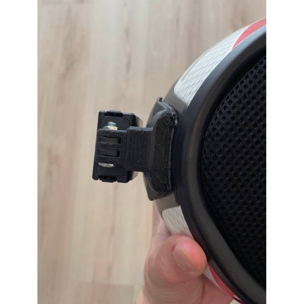 Kask GoPro Tutucusu (BMW Yarış Kaskı Uyumlu) görsel 2