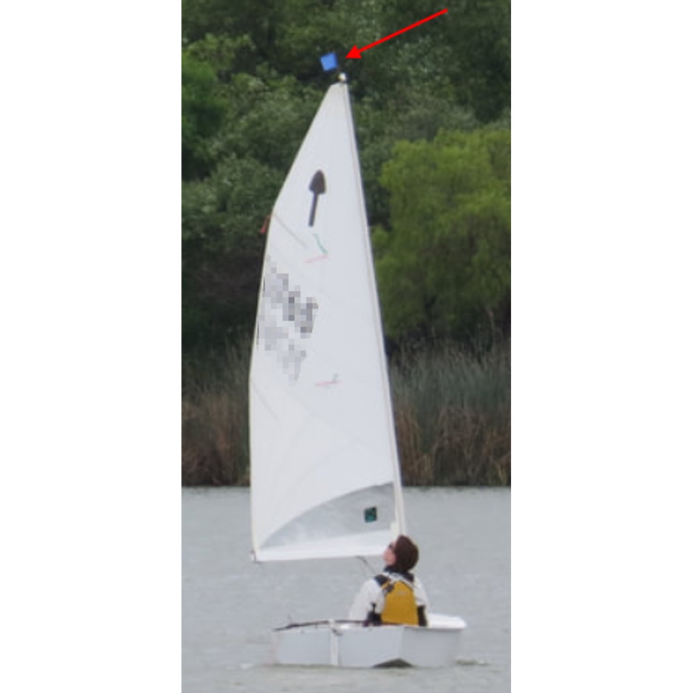 Yelkenli Direk İçin Rüzgar Fanı (Pennant Wind Vane) görsel 3