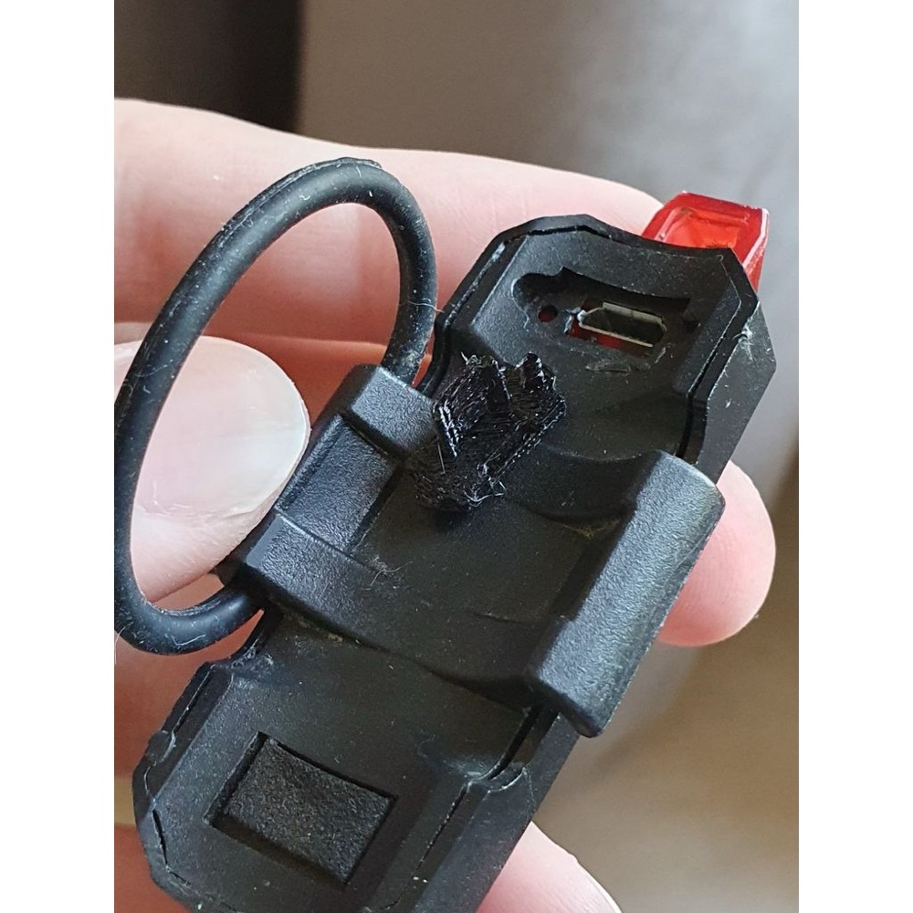Bisiklet Feneri Mikro USB Şarj Girişi Toz Kapağı görsel 4