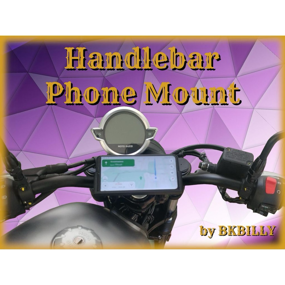 Motosiklet Gidon Telefon Montajı