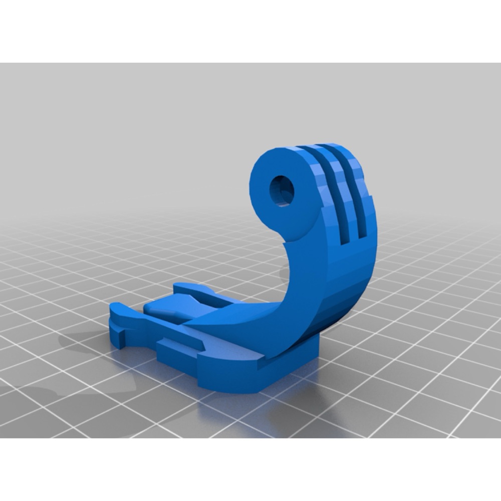 Extended GoPro J-hook Mount + Quick Release Base