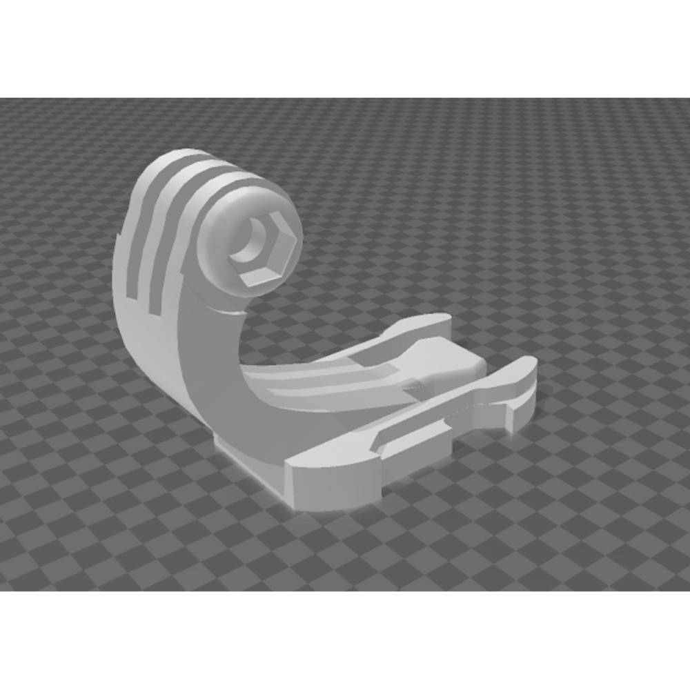 Extended GoPro J-hook Mount + Quick Release Base görsel 2