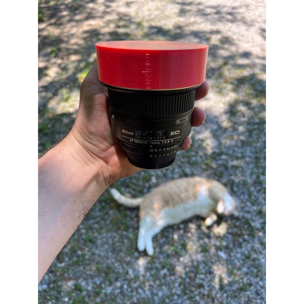 Nikon AF Nikkor 14 mm f/2.8D Objektif için Ön Kapak görsel 2