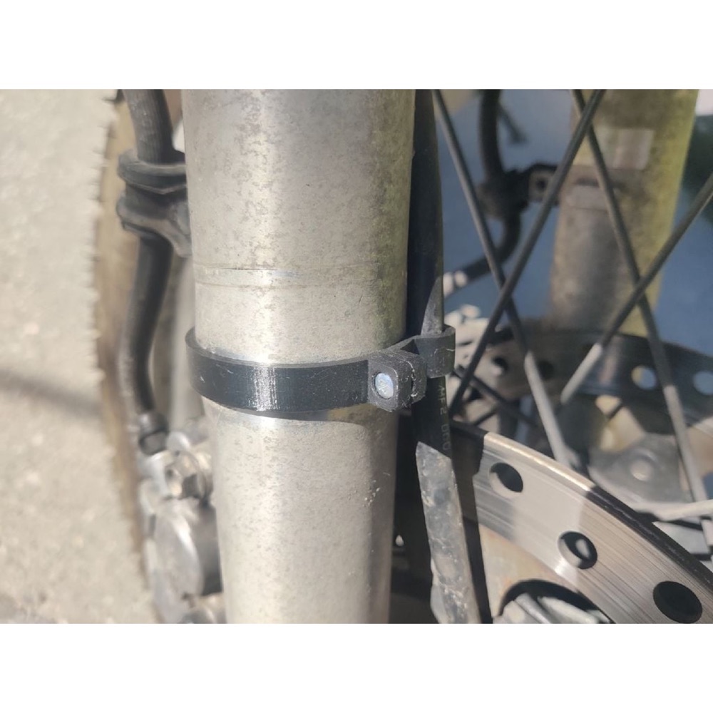 Honda Transalp kilometre saati kablosu kelepçesi görsel 2