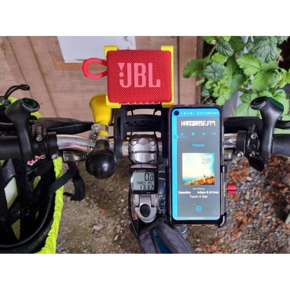 Bisiklet Hoparlör Tutucusu (KLICKfix, JBL Go 3 Uyumlu) görsel 2