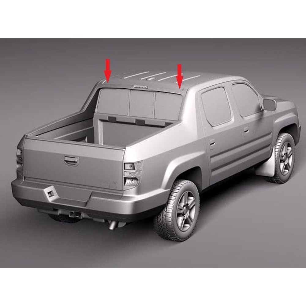 Honda Ridgeline (2005-2014) Tavan Rayı Ucu Kapağı görsel 2