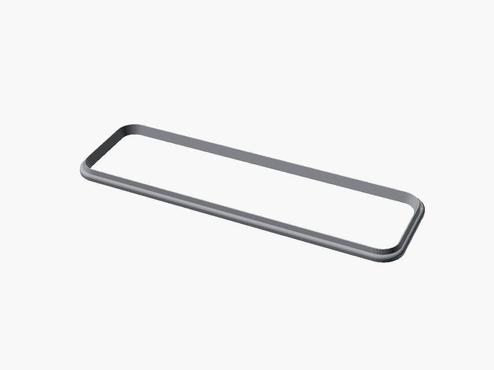 VW Käfer Radyo Gasket / Arka Blende Contası