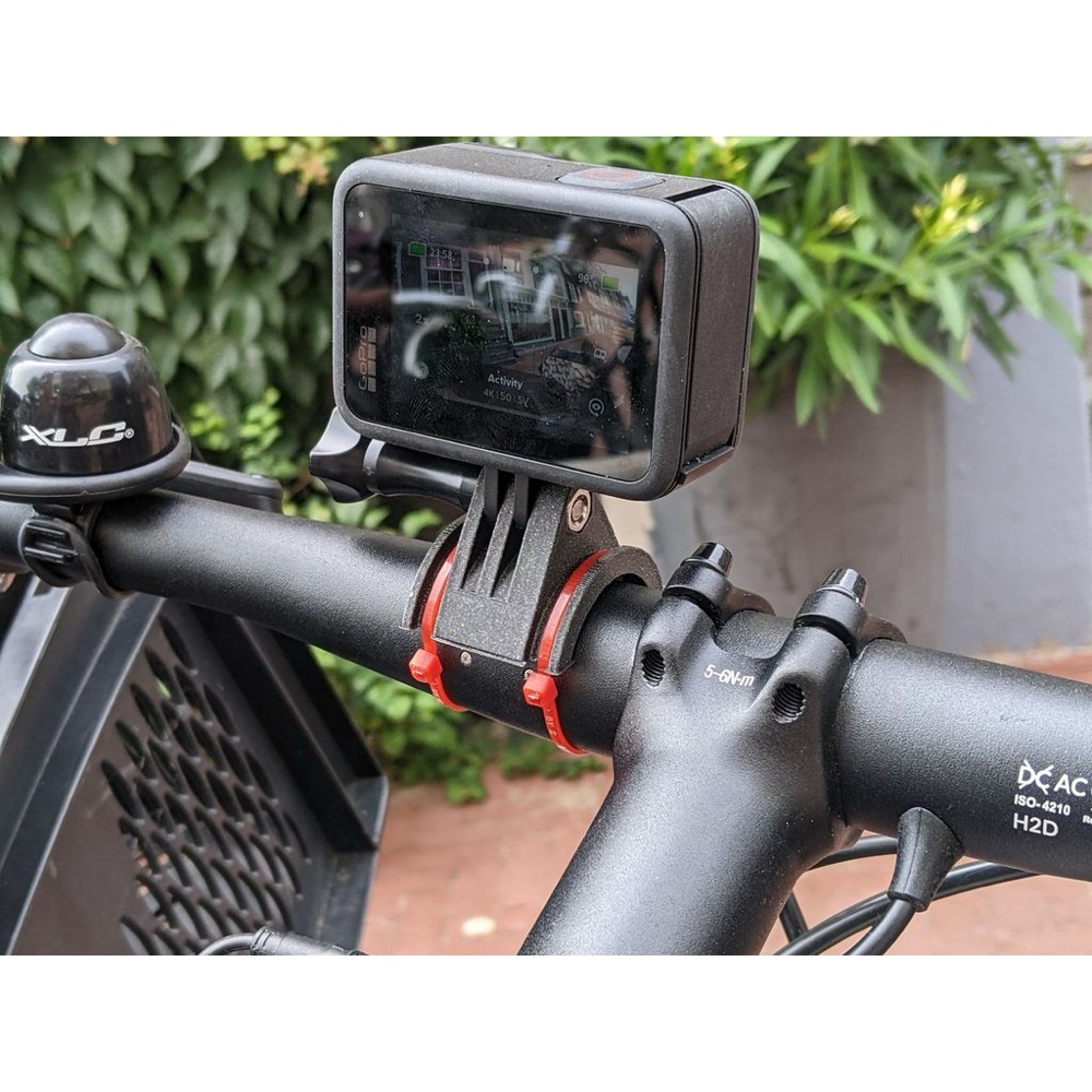 Bisiklet Gidon GoPro Tutucusu (Ayarlanabilir Çap) görsel 3