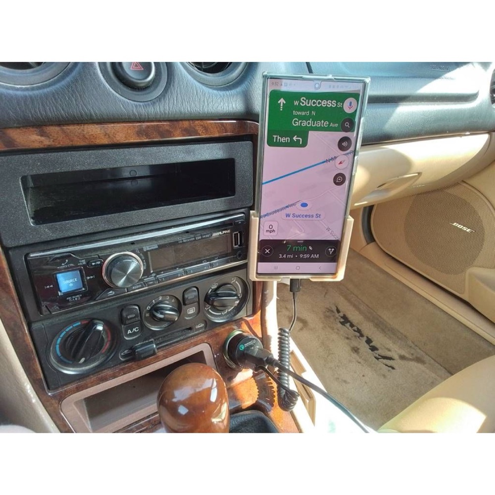 Mazda Miata NB Telefon Tutucusu (Büyük Ekran) görsel 2