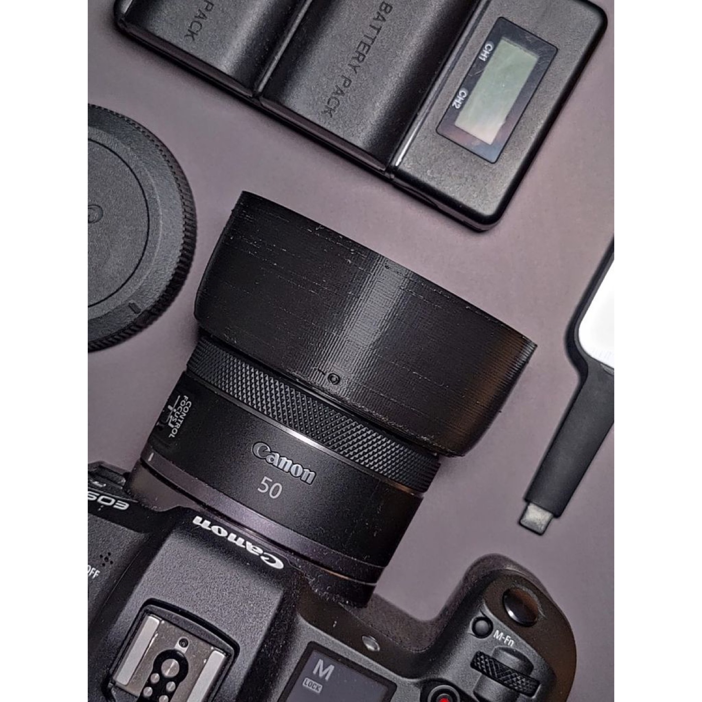 Canon RF 50mm F1.8 STM Lens için Parasoley görsel 4