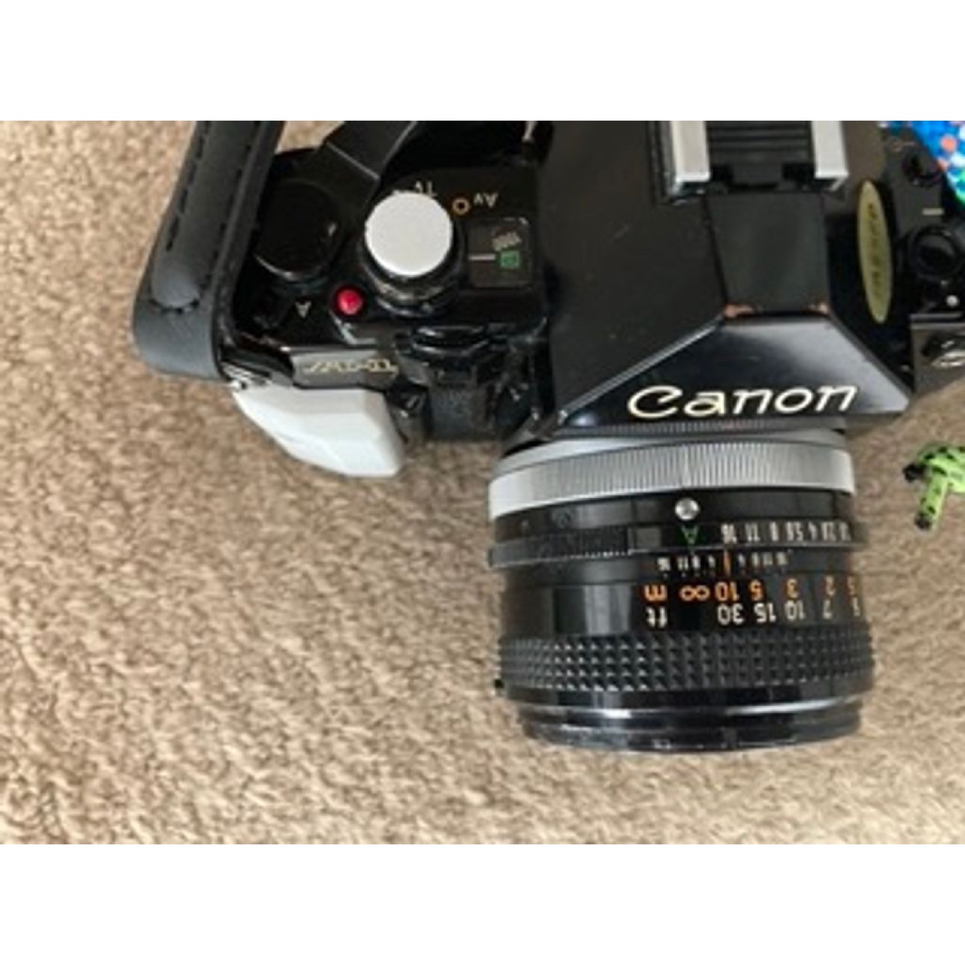 Canon A-1 / AE-1 Film Kameraları için Parmak Gripi görsel 3
