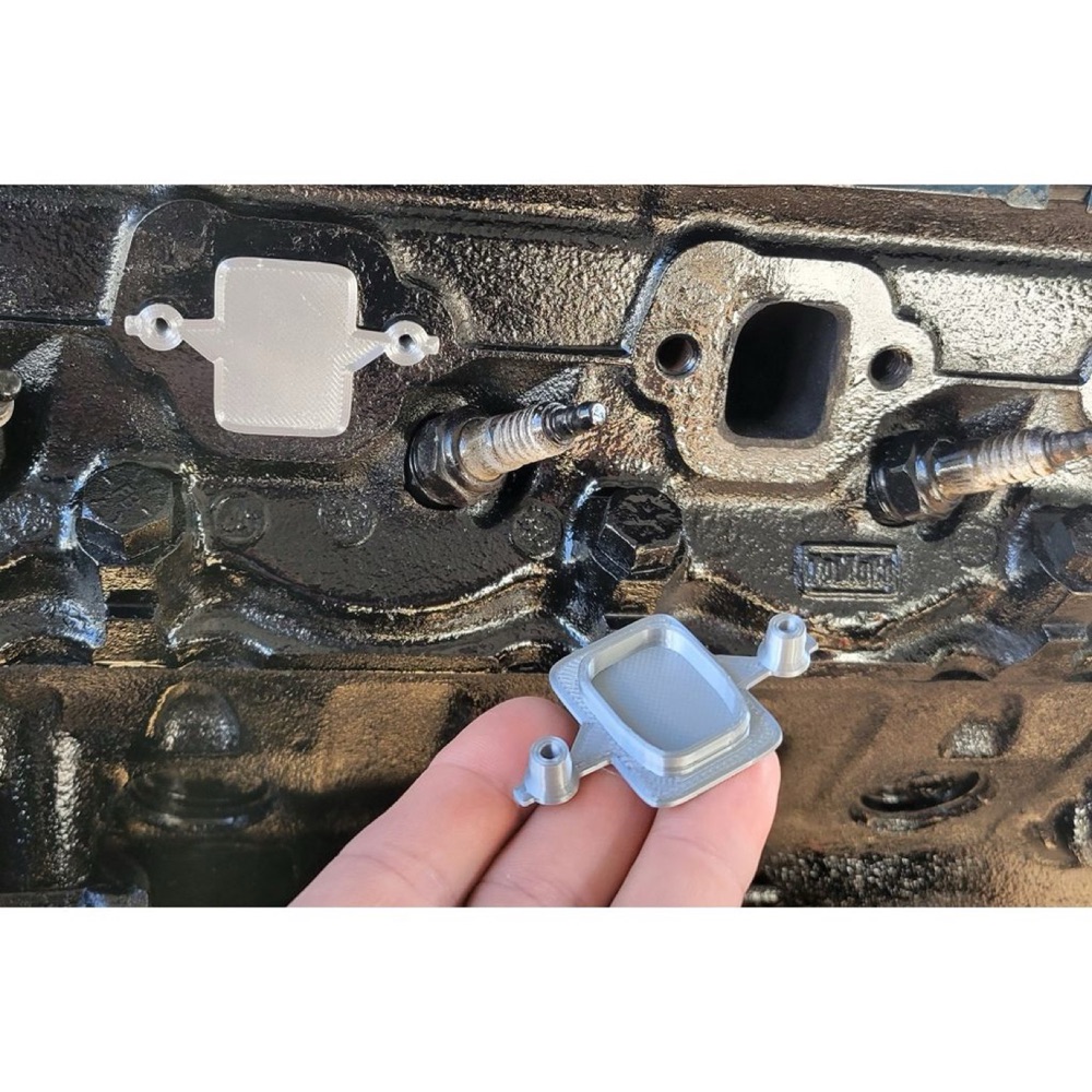 Ford Windsor Motor (289/302/351) Egzoz Portu Toz Kapağı görsel 2