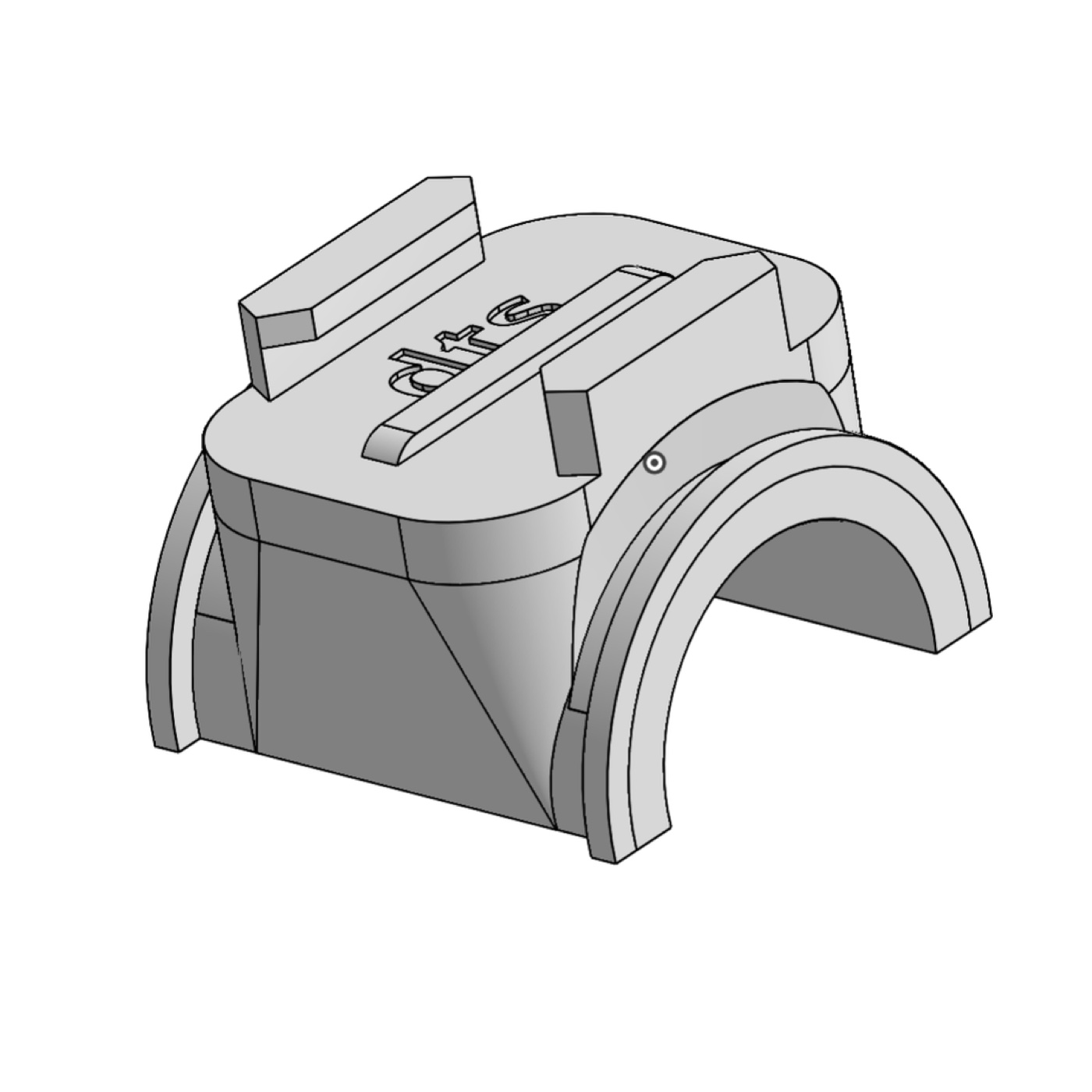 Bisiklet Aksiyon Kamerası Bağlantı Adaptörü (31 mm Kelepçe Bandıyla)