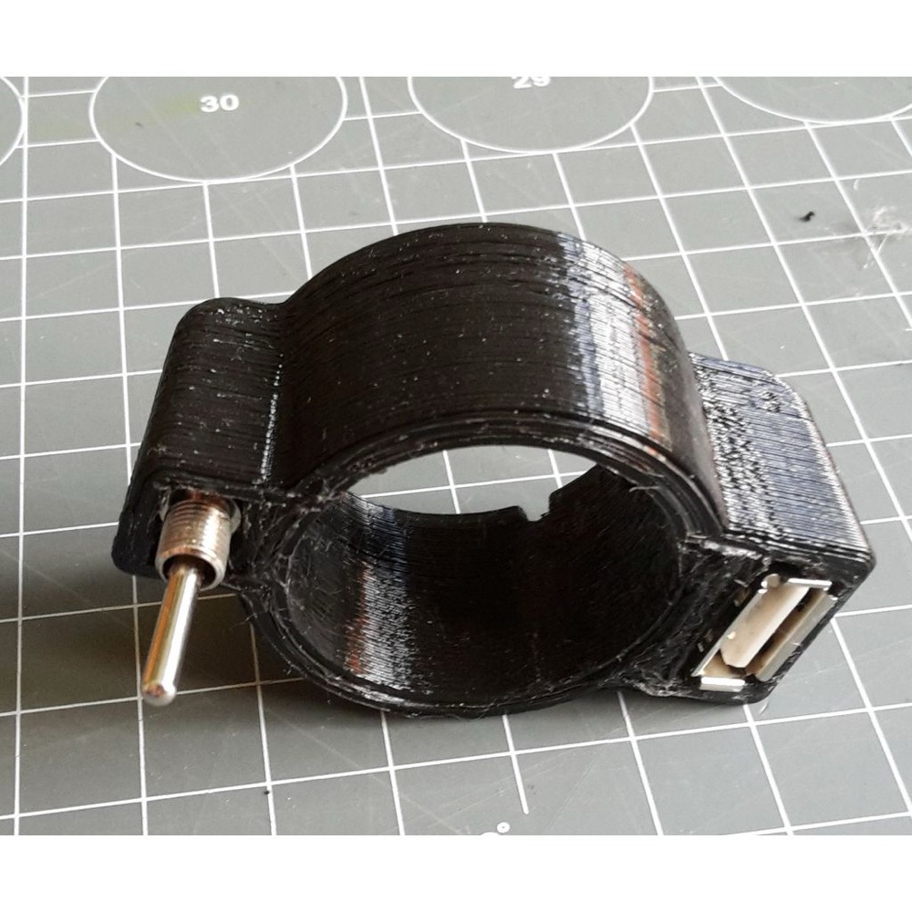 Bisiklet USB Soket Gövdesi (Dinamo Şarj Sistemi İçin) görsel 2