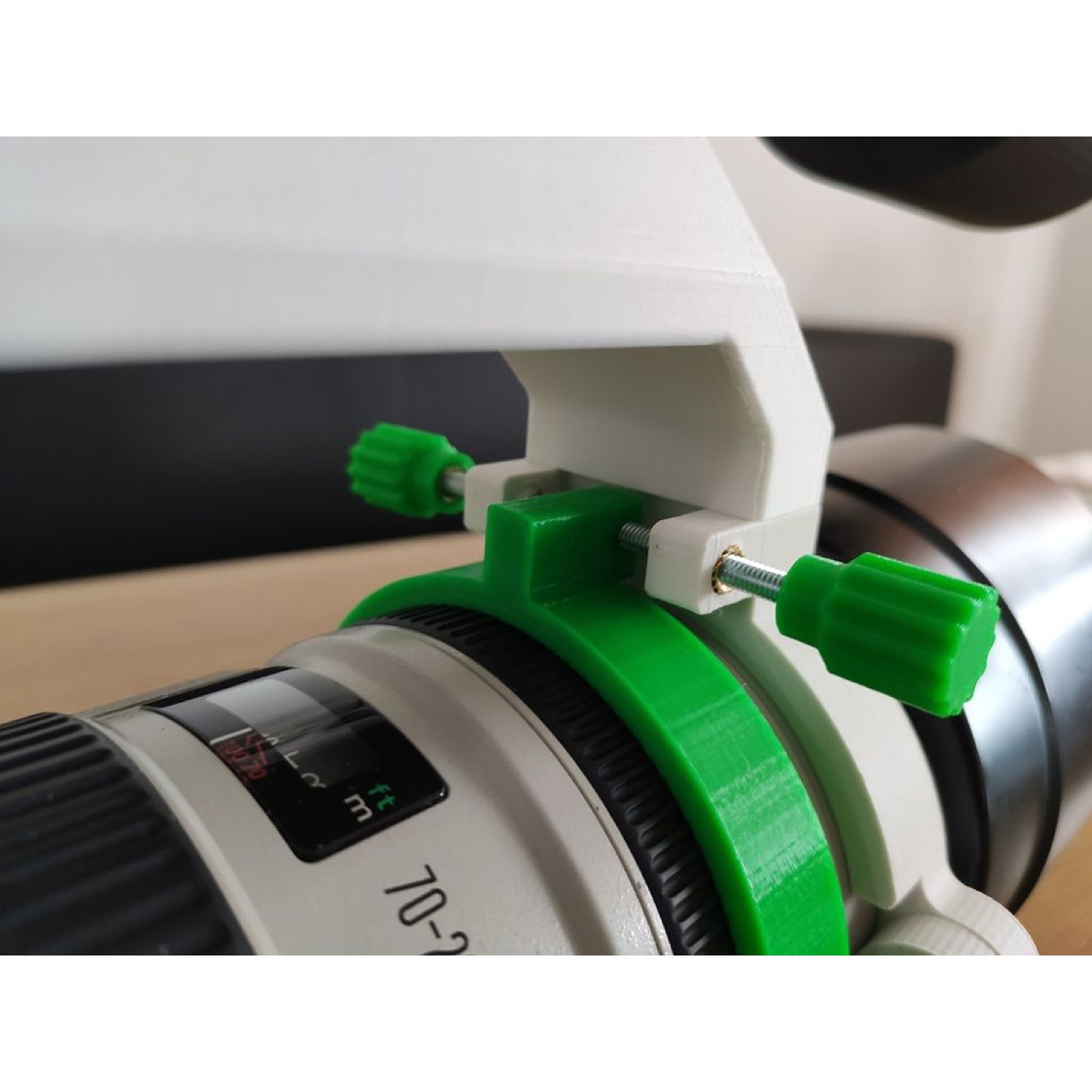 Canon EF 70-200mm f/2.8 IS USM için Astrofotoğraf Rig Tutucusu görsel 3