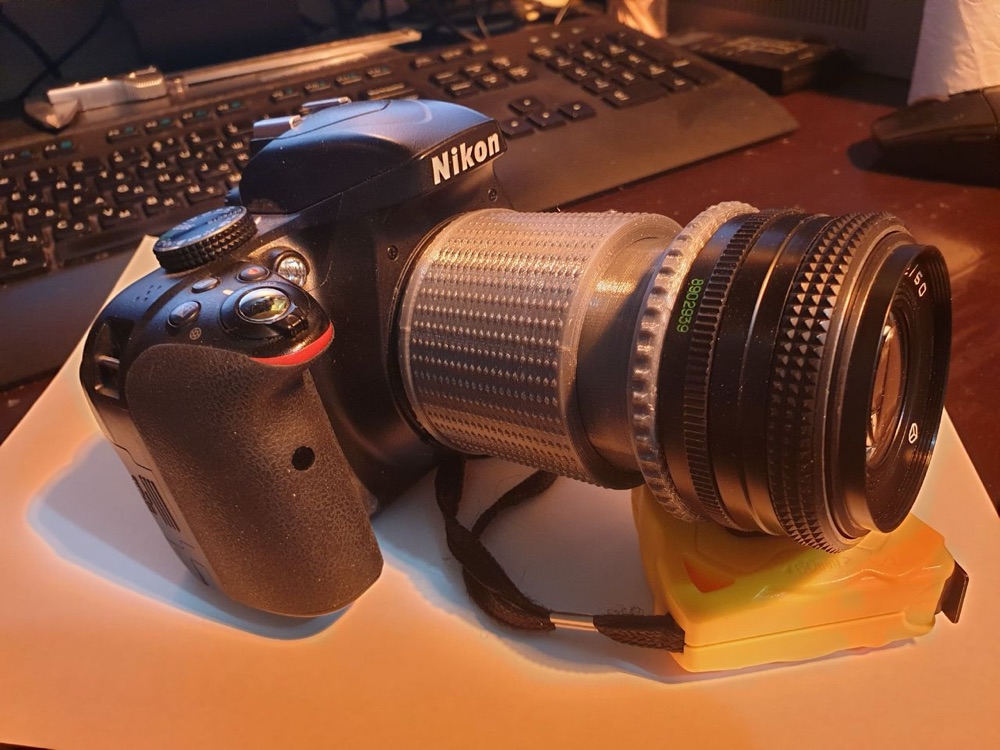 Nikon F-Mount Ayarlanabilir Makro Tüp (Uzatma Halkası) görsel 2