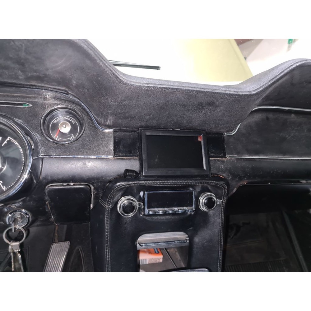Ford Mustang (1968) Orta Konsol Geri Görüş Ekranı Plakası görsel 2