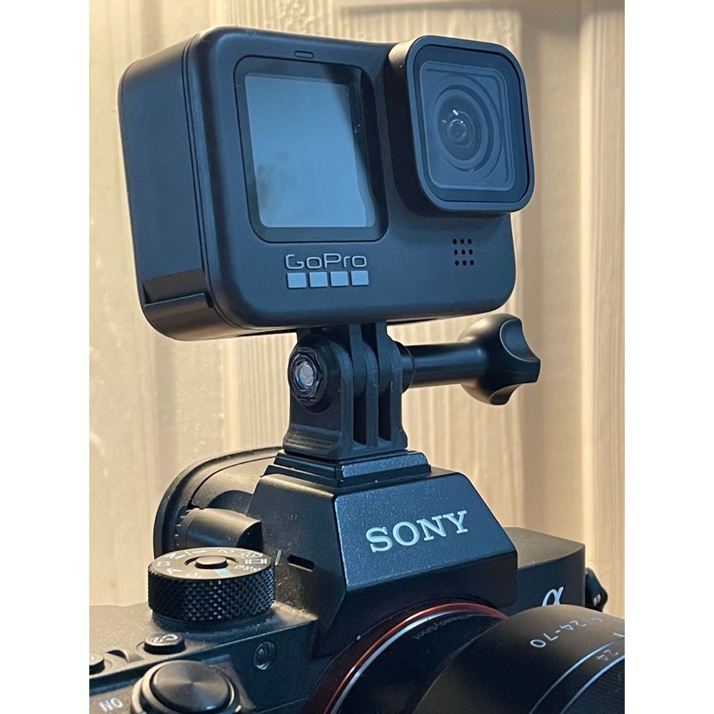Sony Alpha Flaş Ayağına Takılan GoPro / Aksiyon Kamera Bağlantı Adaptörü