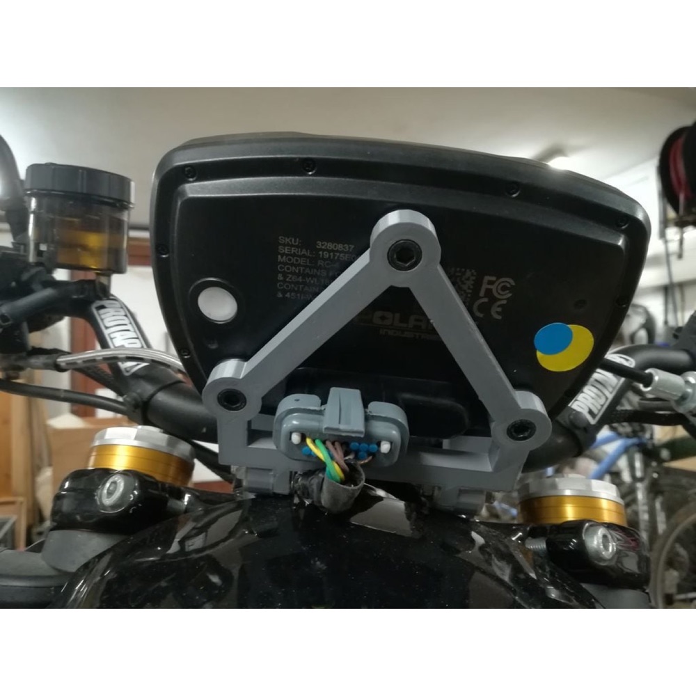 Indian FTR1200 Gösterge Paneli Yükseltme Braketi görsel 3