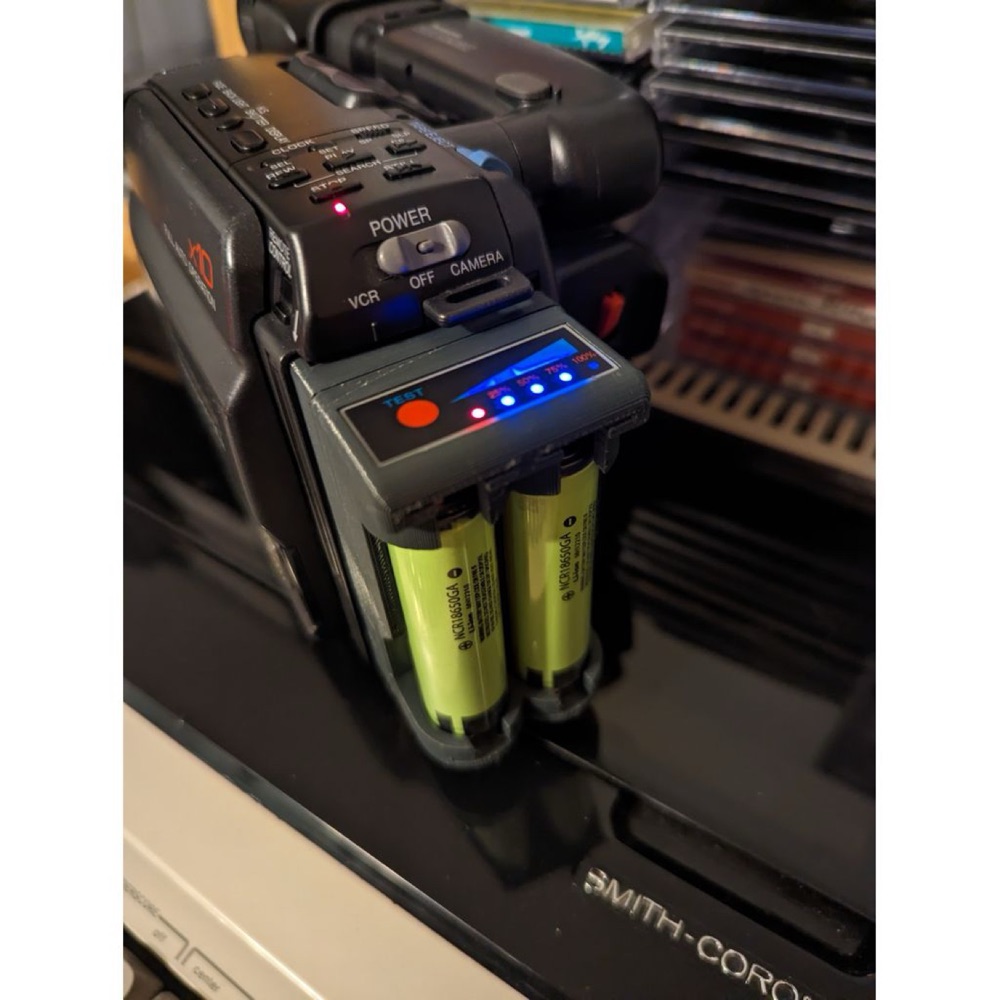 Eski JVC/Panasonic Camcorder için Li-Ion Pil Paketi Gövdesi