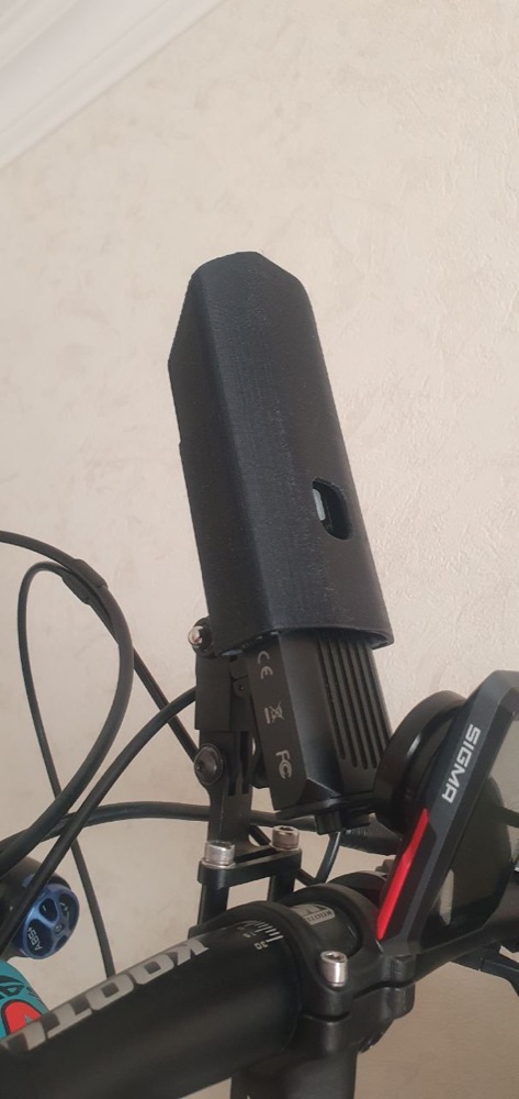 Bisiklet Farı Vizörü (Fenix BC30 v2.0 Uyumlu, Sabit Sürüm) görsel 2