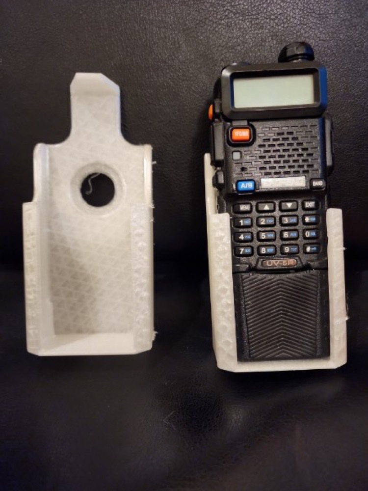 Bisiklet Baofeng UV-5R Telsiz GoPro Tutucusu (Genişletilmiş Pil Uyumlu, Yalnız TPU) görsel 2