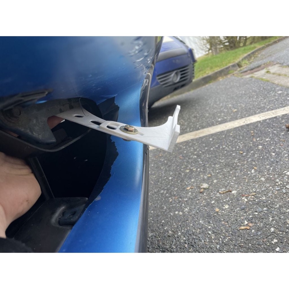 Mazda MX-5 NA/NB Miata Ofset Plaka Tutucu Şablonu görsel 2